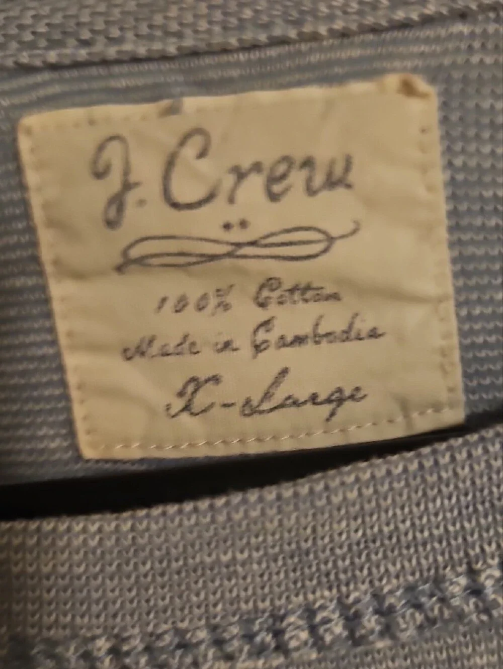 J. Crew Light Blue Long Sleeve Tee